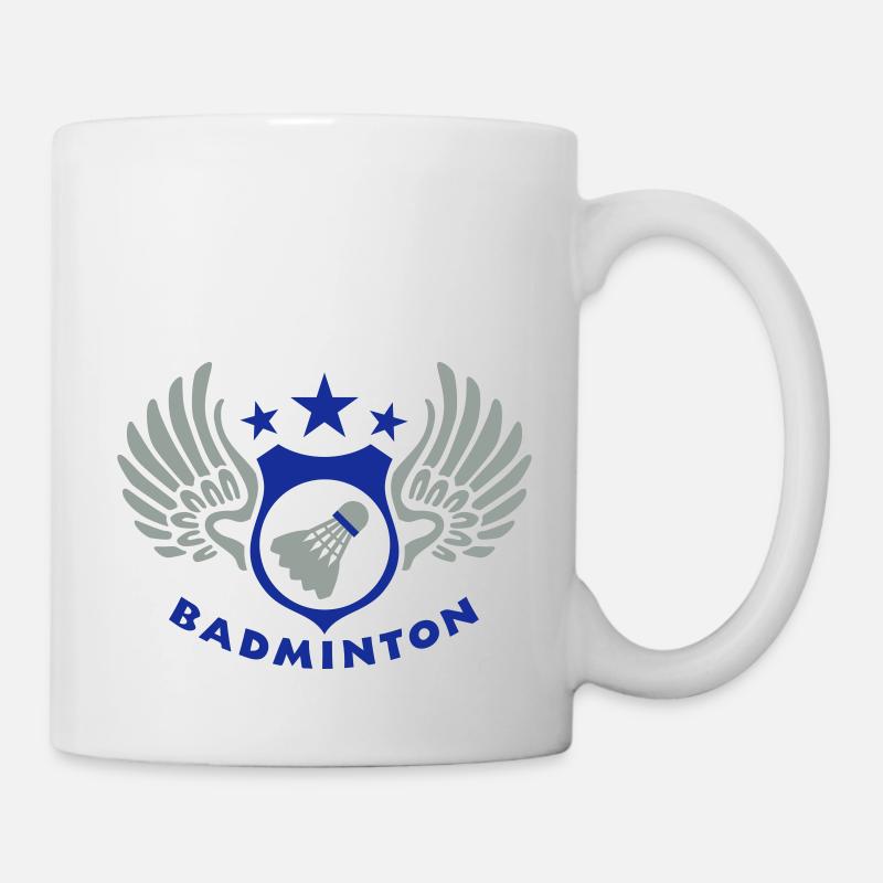 badminton_022011_h_2c - Tasse - Weiß