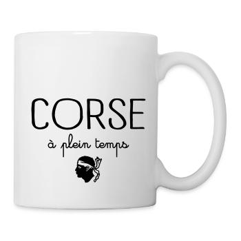 Corse à Plein Temps - Mug blanc - blanc - Droite