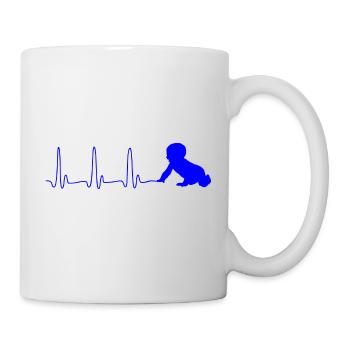ECG HEARTLINK CHILD blue - Mug - white - Right