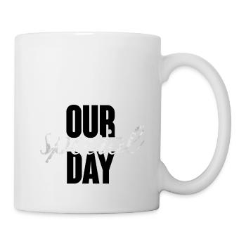 Wedding / Marriage: Our special day - Mug - white - Right