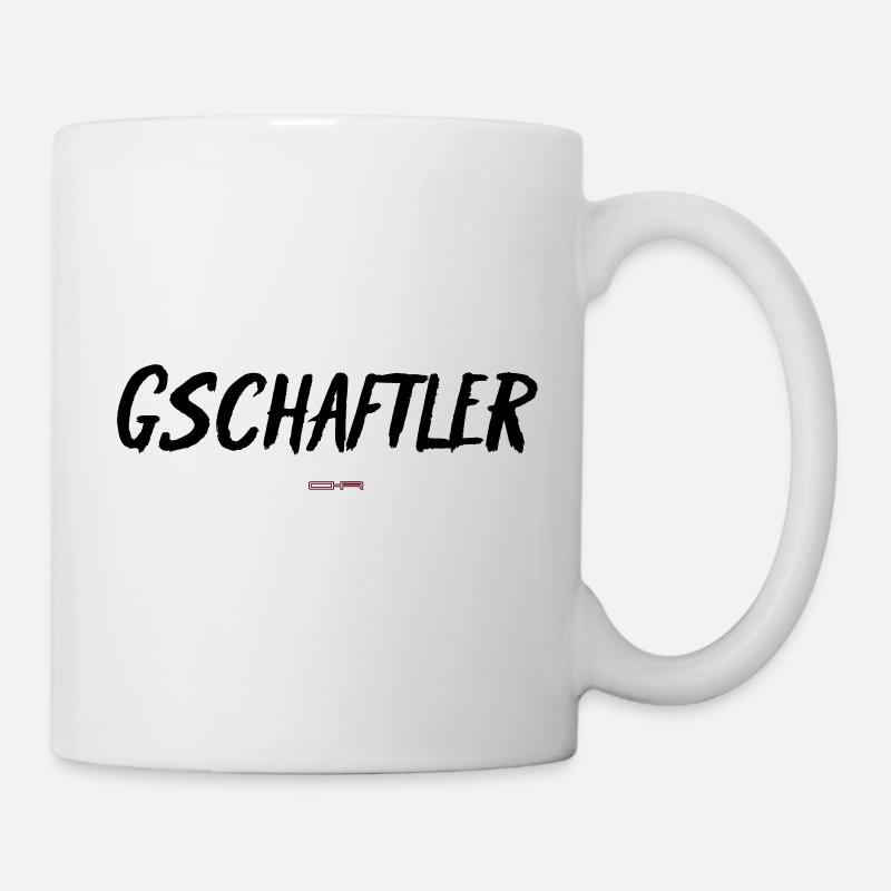 Gschaftler - Tasse - Weiß