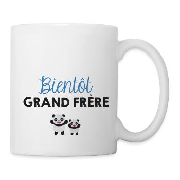 Bientôt grand frère - Mug blanc - blanc - Droite