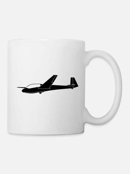 ASK13 Segelflugzeug - Tasse - Weiß