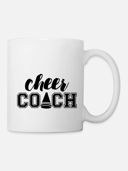 Cheerleader: Cheer Coach - Tasse - Weiß