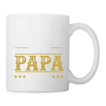 "Best papa ever" t-shirt humour papa père - Mug blanc - blanc - Droite