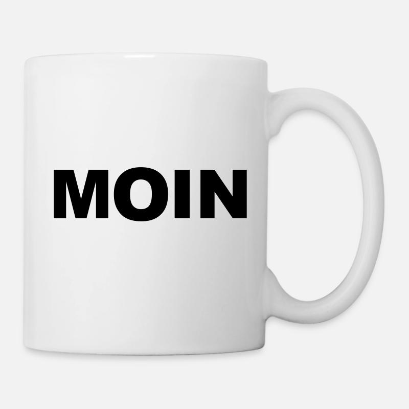 moin - Tasse - Weiß