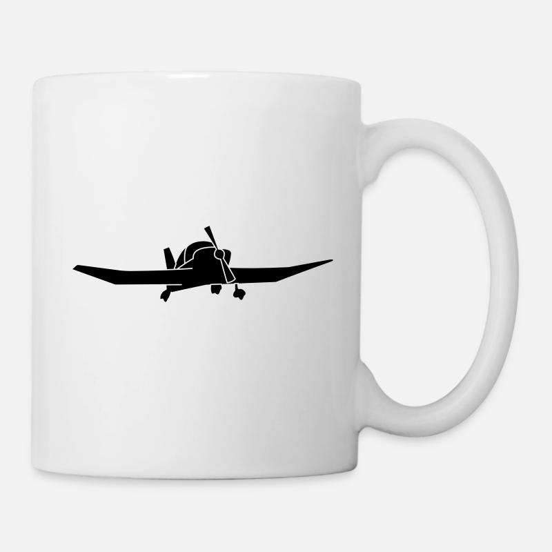 DR400 Robin Flugzeug Geschenk - Tasse - Weiß
