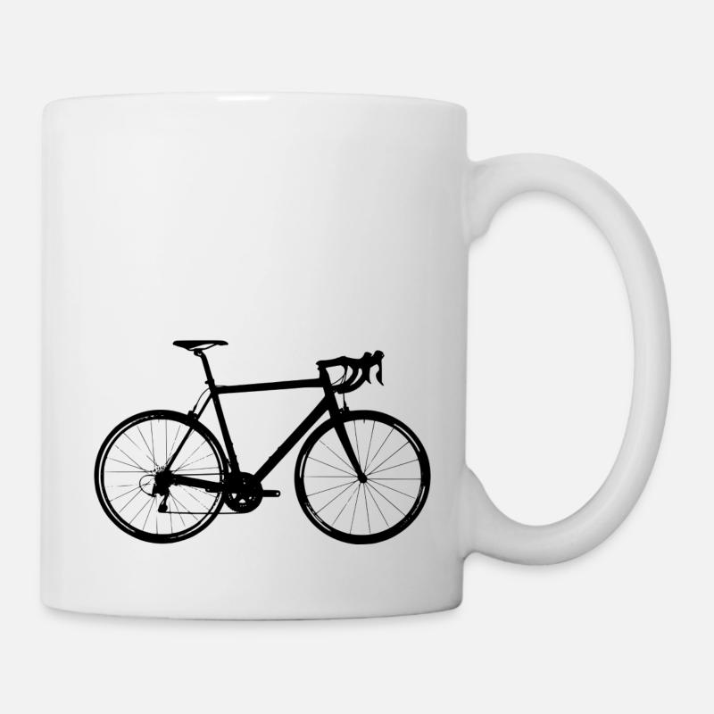 Rennrad - Tasse - Weiß