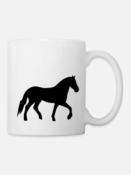 horse - Mug - white