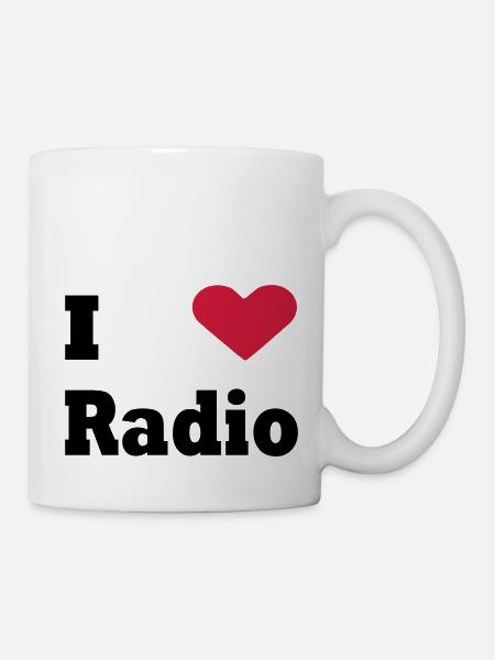 i love radio - Tasse - Weiß