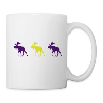 elch schweden - Tasse - Weiß - Rechts