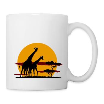 giraffe - Tasse - Weiß - Rechts