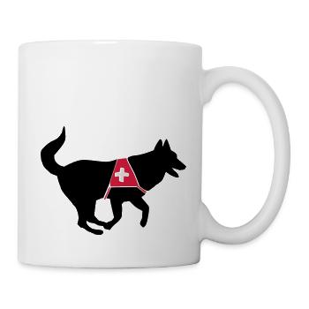 rettungshund_cb - Tasse - Weiß - Rechts