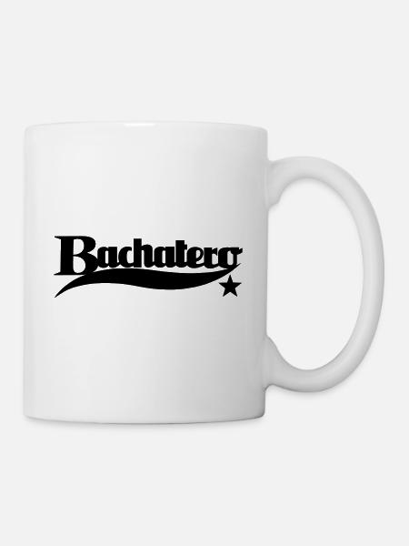 Bachatero Star - Bachata Danse T-shirt - Mug blanc - blanc