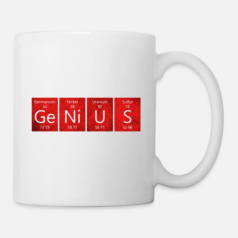 Chimie Ge-Ni-US (génie) - Mug blanc - blanc