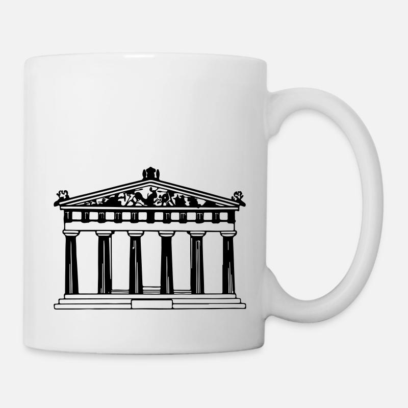 greek_temple - Mug blanc - blanc
