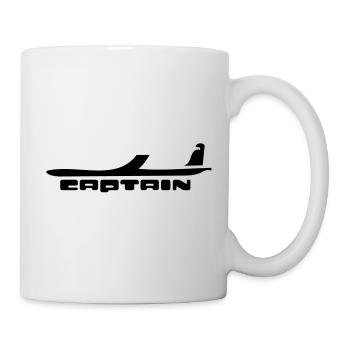 captain airplaine flugzeug - Tasse - Weiß - Rechts
