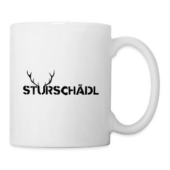 Sturschädl Dickkopf Dialekt Mundart Bayern deutsch - Tasse - Weiß - Rechts