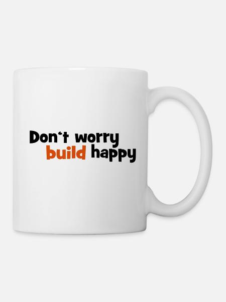 Hausbau - Tasse - Weiß