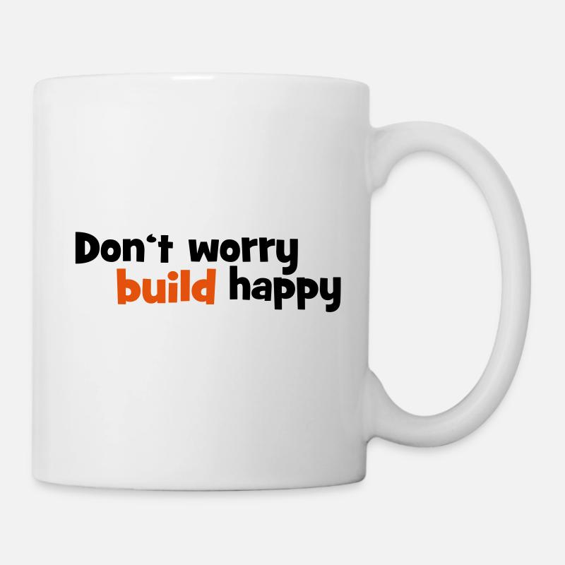 Hausbau - Tasse - Weiß