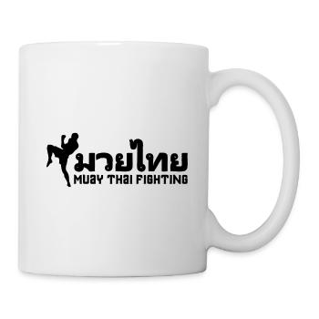 Muay Thai Fighting - Tasse - Weiß - Rechts