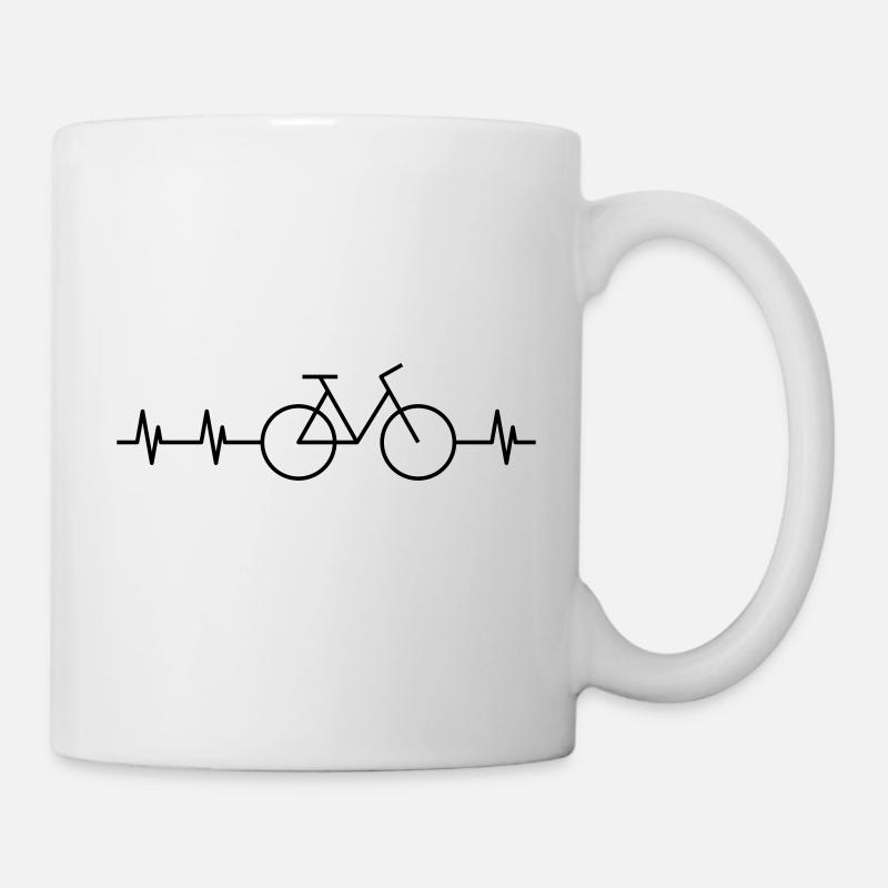 Fahrrad - Tasse - Weiß