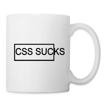 cSS sucks - Mug - white - Right