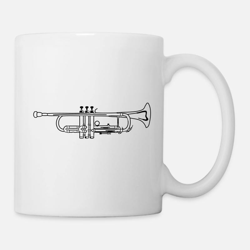 Trumpet - Tasse - Weiß
