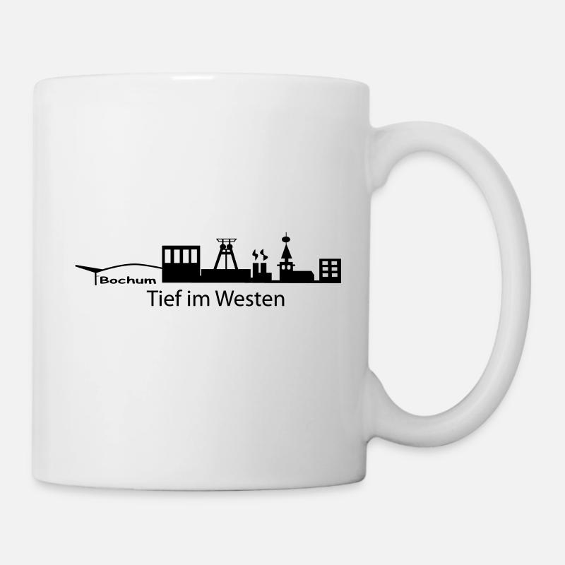 Skyline Bochum Deep in the West - Mug - white
