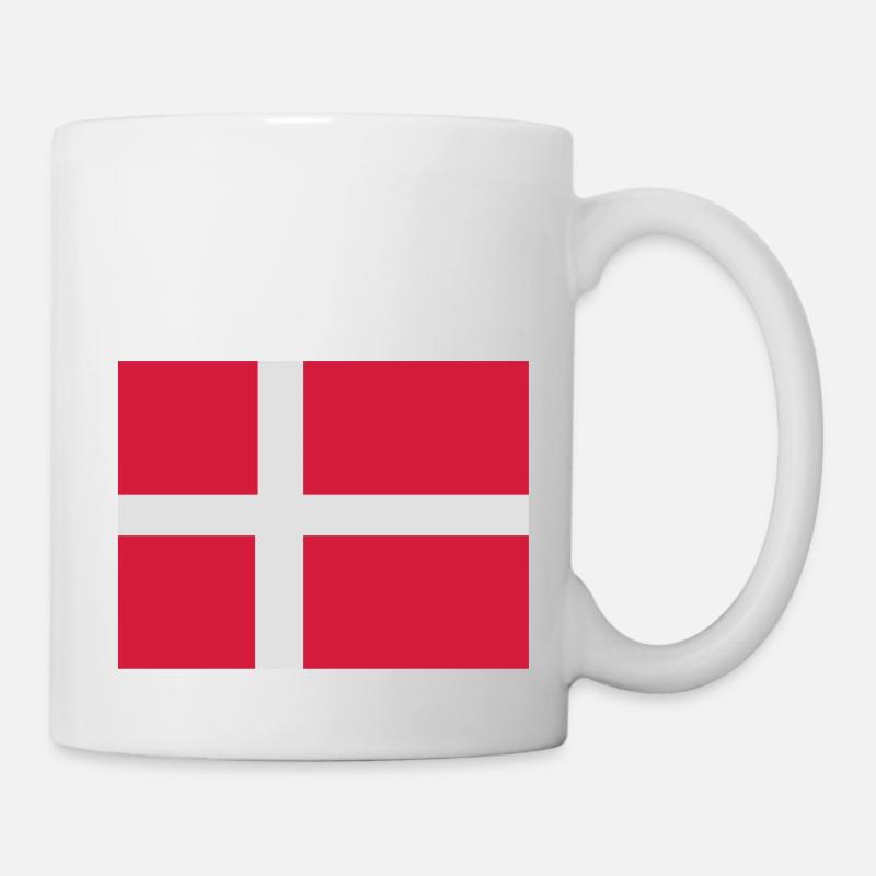 flag_denmark - Mug blanc - blanc