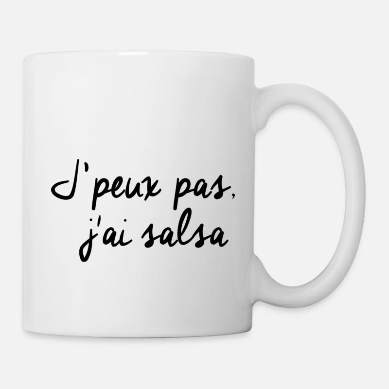 J'peux pas j'ai Salsa - Mug blanc - blanc