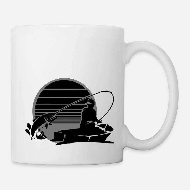 Angeln - Tasse - Weiß