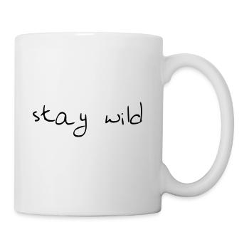 stay wild - Tasse - Weiß - Rechts