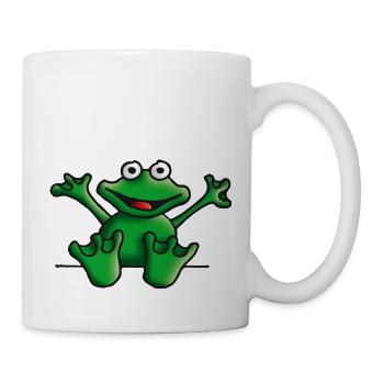 heart_frog_122011a - Mug blanc - blanc - Droite