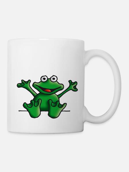 heart_frog_122011a - Tasse - Weiß