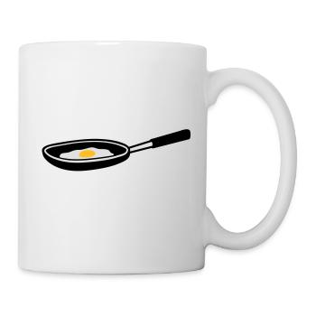 egg_in_pan - Mug - white - Right