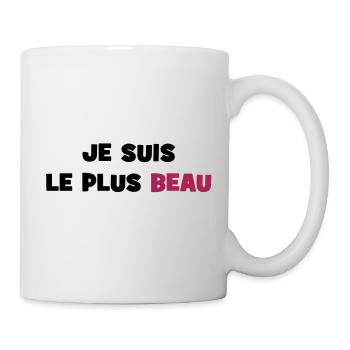 Je suis le plus beau - Mug blanc - blanc - Droite