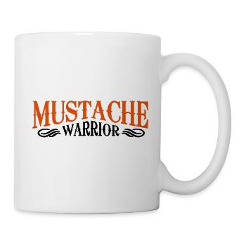 mustache warrior - Mug blanc - blanc - Droite