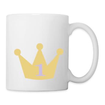 Crown for the first Birthday 1st birthday first - Mug - white - Right