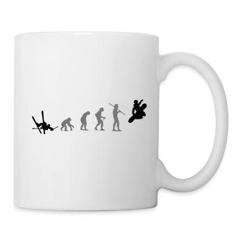 boarders evolution - Tasse - Weiß - Rechts