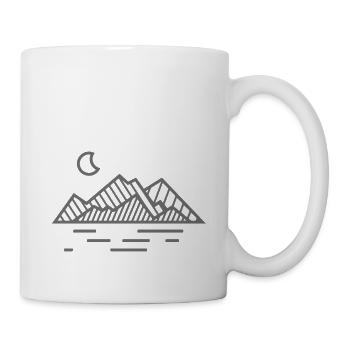 Moon & Mountains - Mug - white - Right