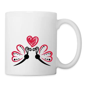 butterflys_in_love__f2 - Mug blanc - blanc - Droite