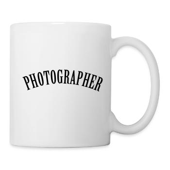 Photographer (Text, 1c) - Tasse - Weiß - Rechts