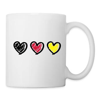 Heart for Germany - Mug - white - Right