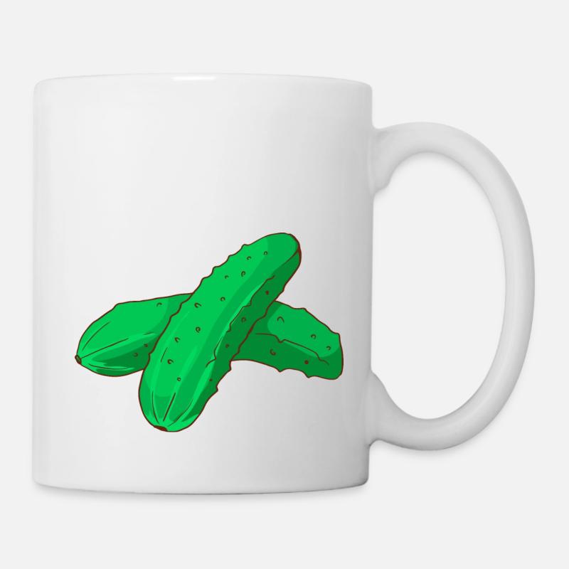 Cornichons cornichons concombres Cornichons concombres - Mug blanc - blanc
