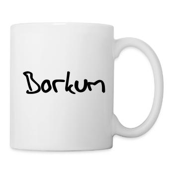borkum - Tasse - Weiß - Rechts