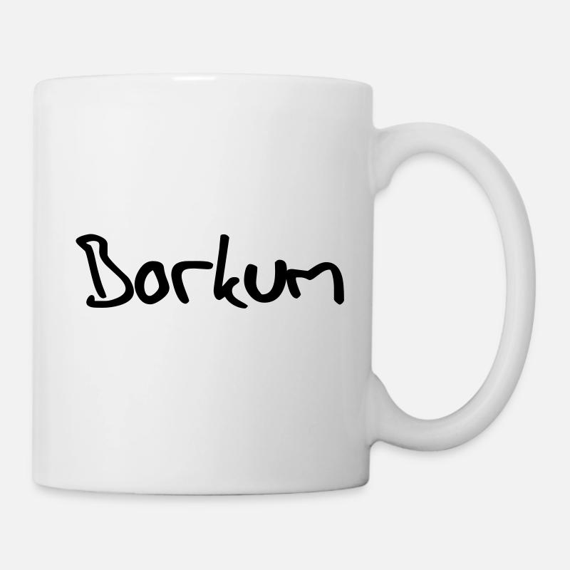 borkum - Tasse - Weiß