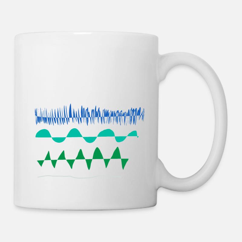 Abstract design Von schnellem und langsamen - Tasse - Weiß