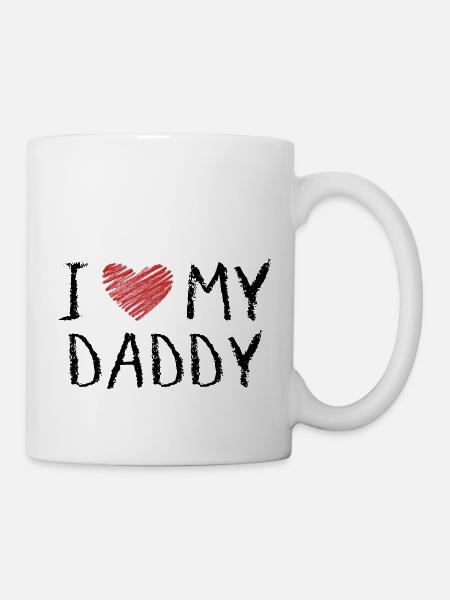 I Love My Daddy - Mug blanc - blanc