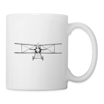 Vintage Retro Airplane Old School Design - Mug - white - Right